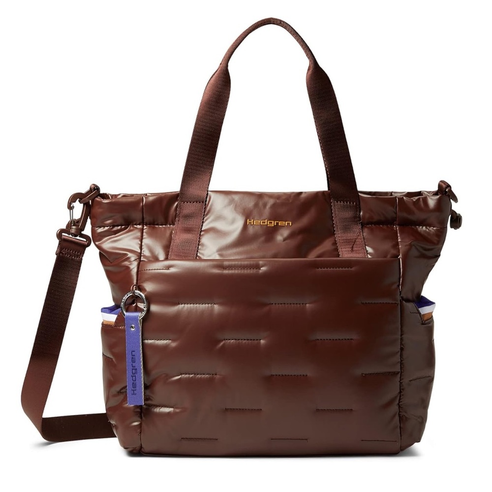 Hedgren Brown Quilted Tote Bag – Stylish Everyday Carry